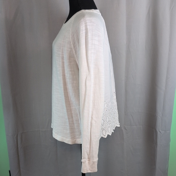 J. Crew White Long Sleeve Blouse - Picture 3 of 7